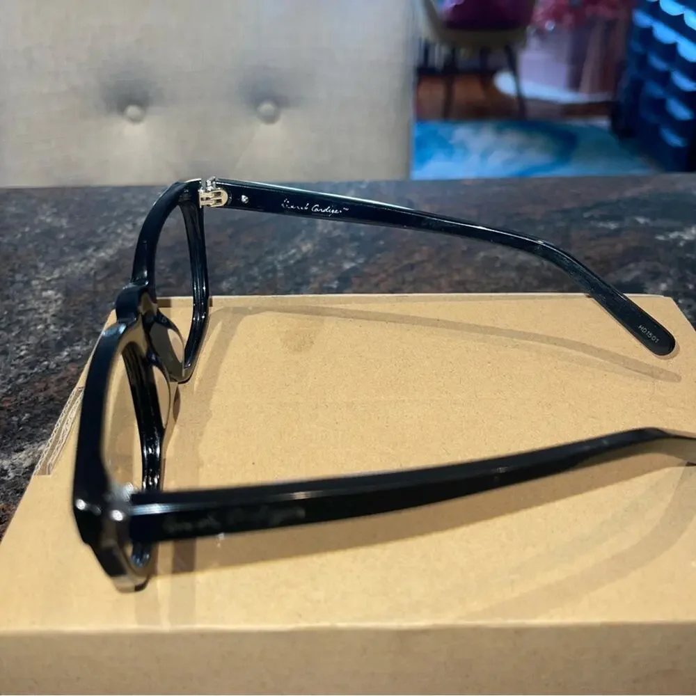 Derek Cardigan Black Rimmed Glasses Frames
